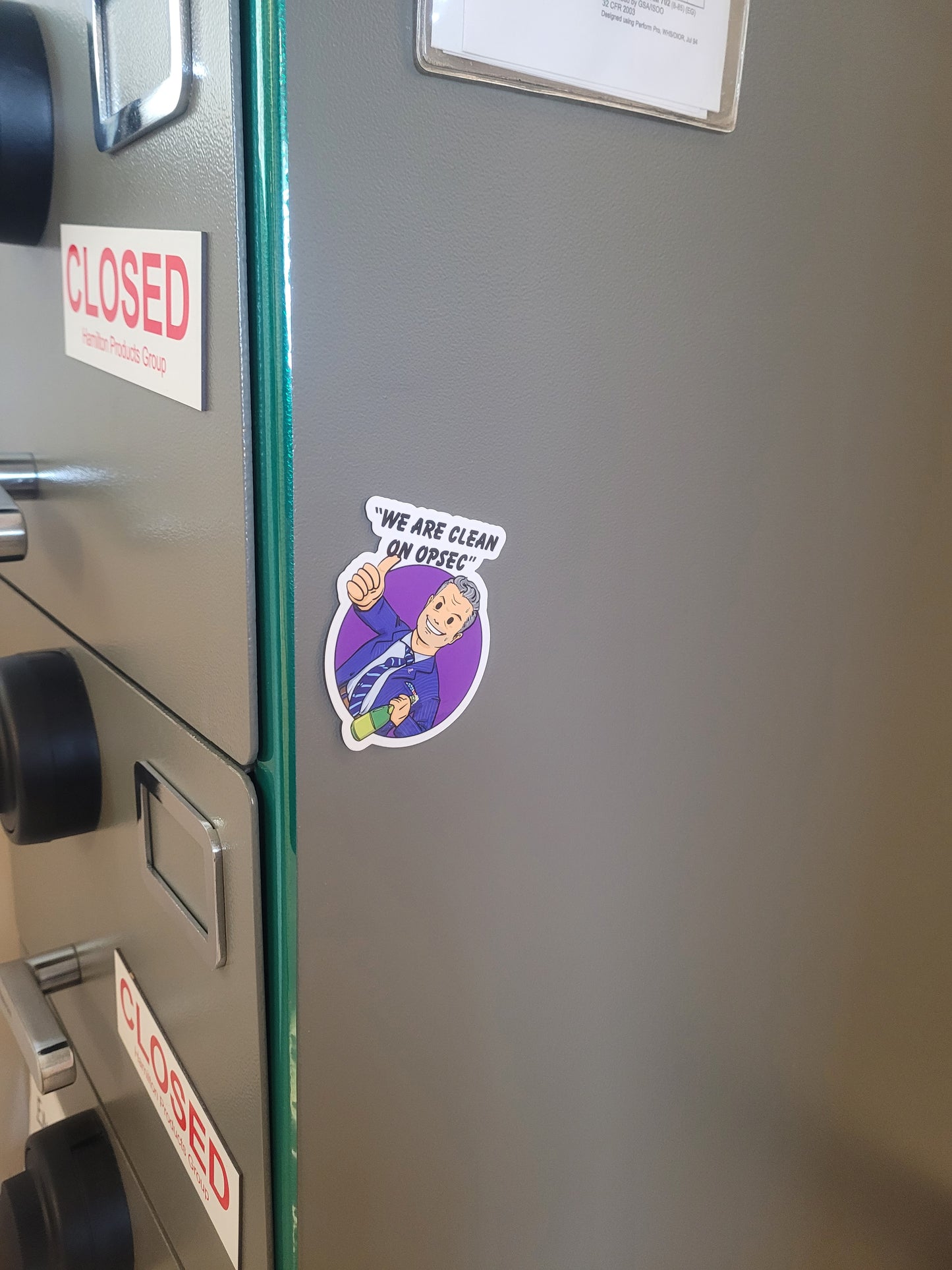 “We are CLEAN ON OPSEC”