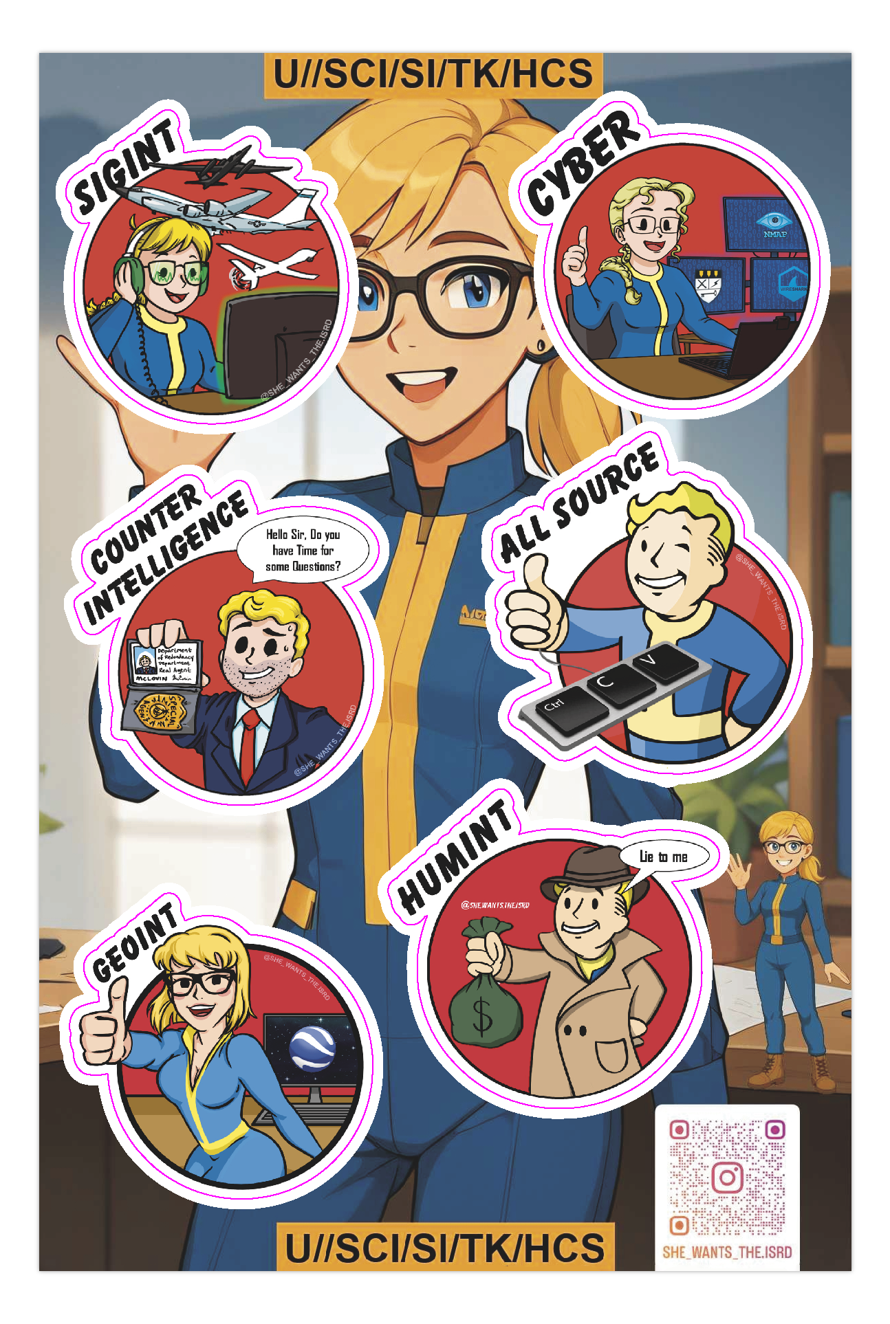 Vault Boy Sticker Sheet