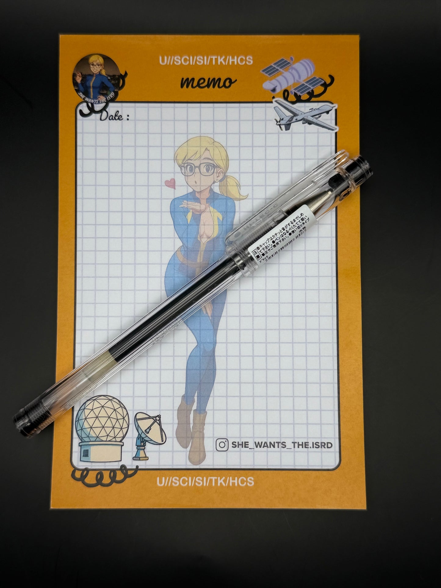 Vault Girl Jane Memo pad