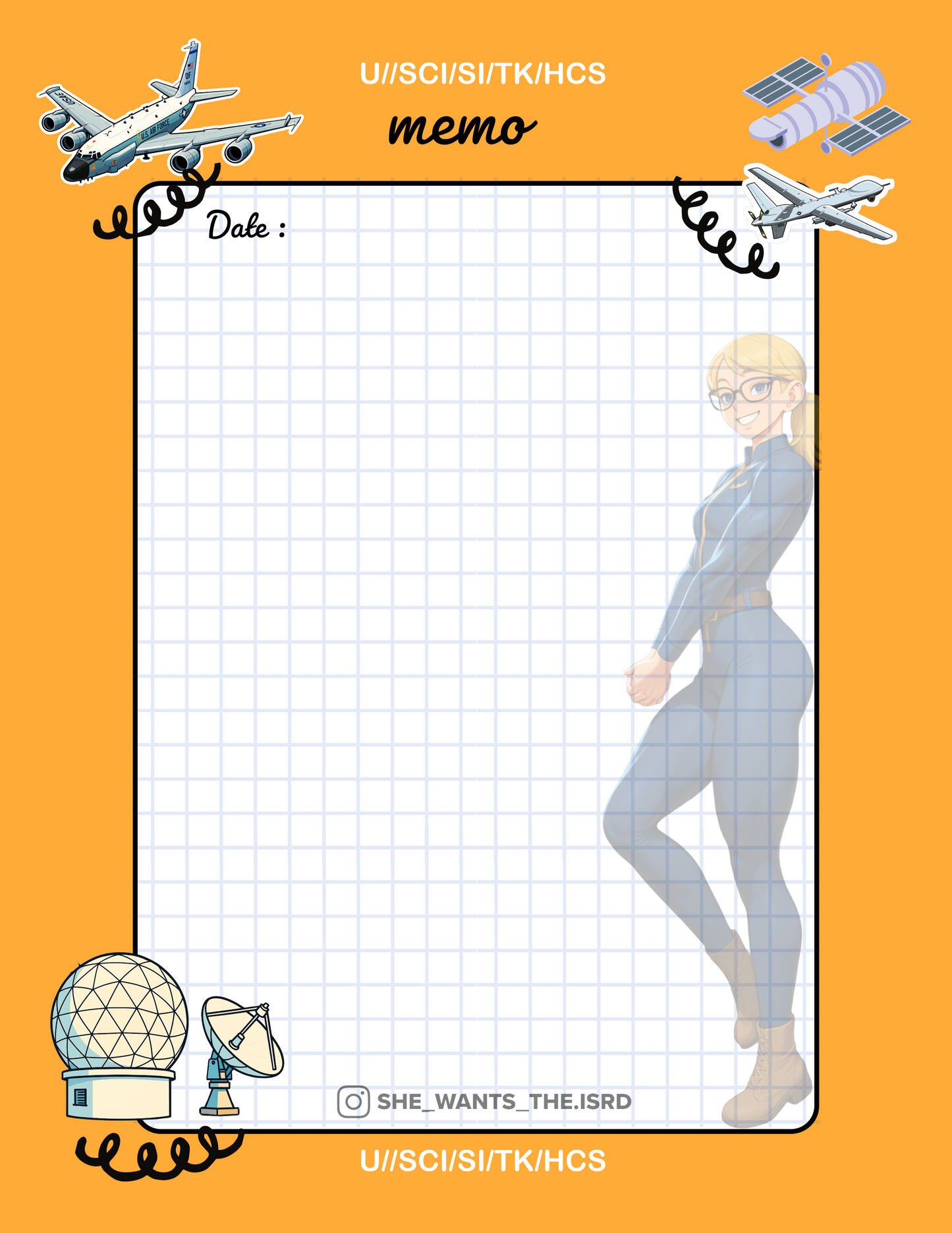 Vault Girl Jane Memo pad