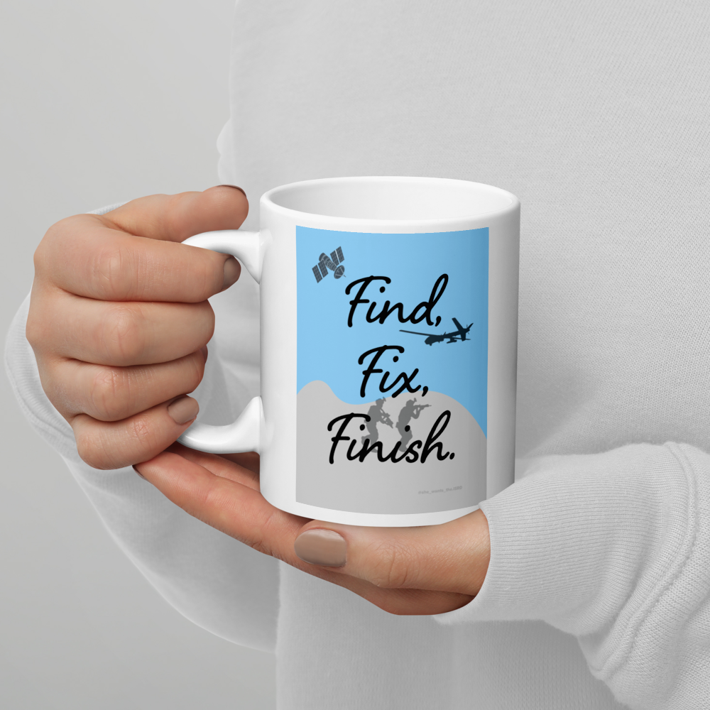 Find Fix Finish Mug